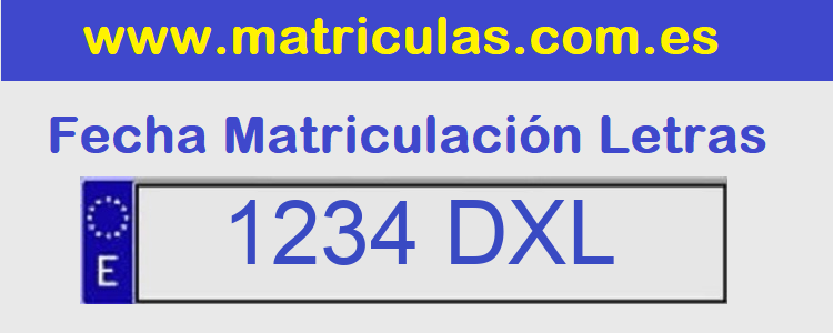 Matricula DXL